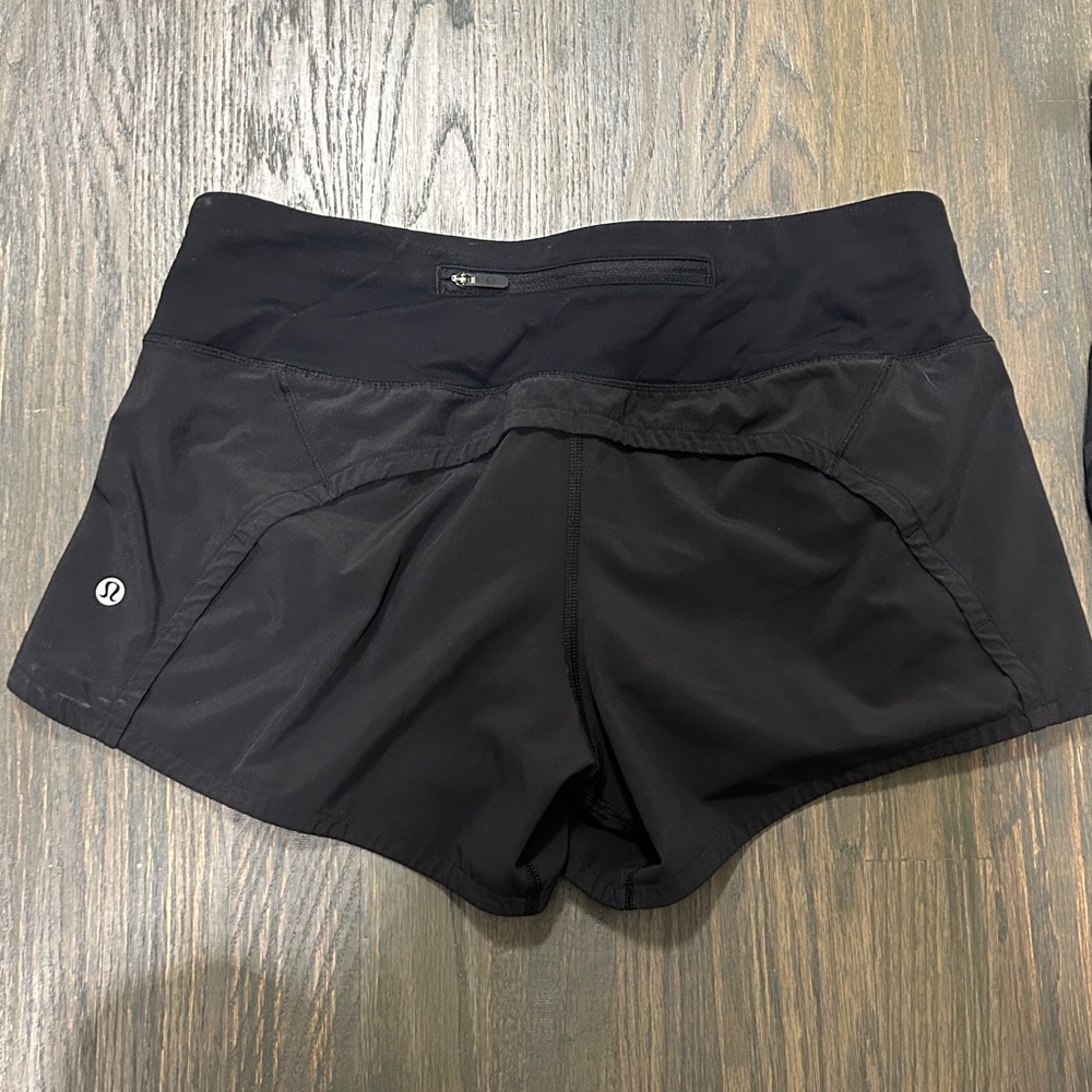 Bundle of lululemon athletica Black Women's Running Shorts & Camo Bike Shorts - Picture 3 of 4